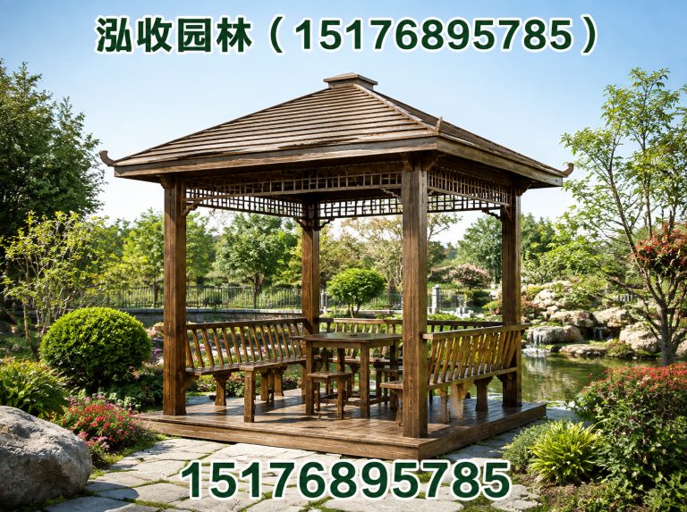 潍坊京津冀防腐木工程展示图